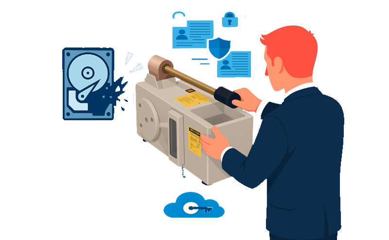 小田原のハードディスク物理破壊サービス